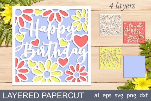 3d Happy Birthday Card with Flowers Svg: A Practical Review for Digital Crafters