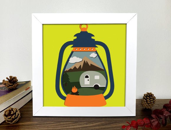 Camping Shadow Box 3D Svg: Elevate Your Craft Projects