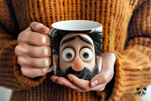 Dad Face with Black Bearded 3D Mug Wrap: A Comprehensive Guide to Sublimation Success