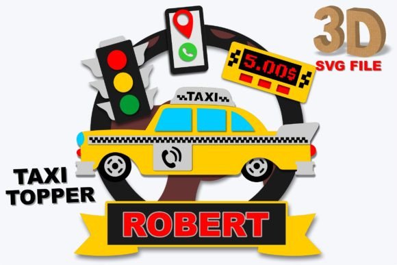 Taxi Driver Topper 3D Svg: Strategic Applications for High-Impact Papercraft Projects