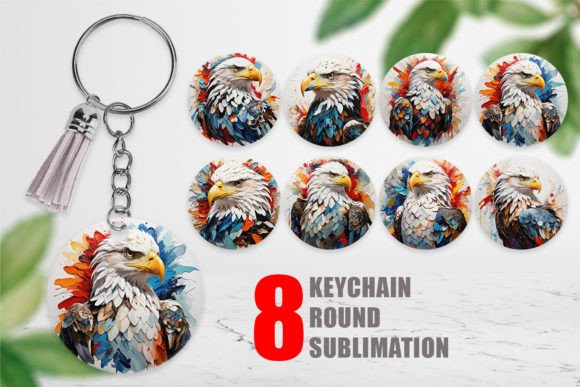 Unlocking the Potential of Sublimation: A Deep Dive into the Keychain 3D Eagle Painting Design